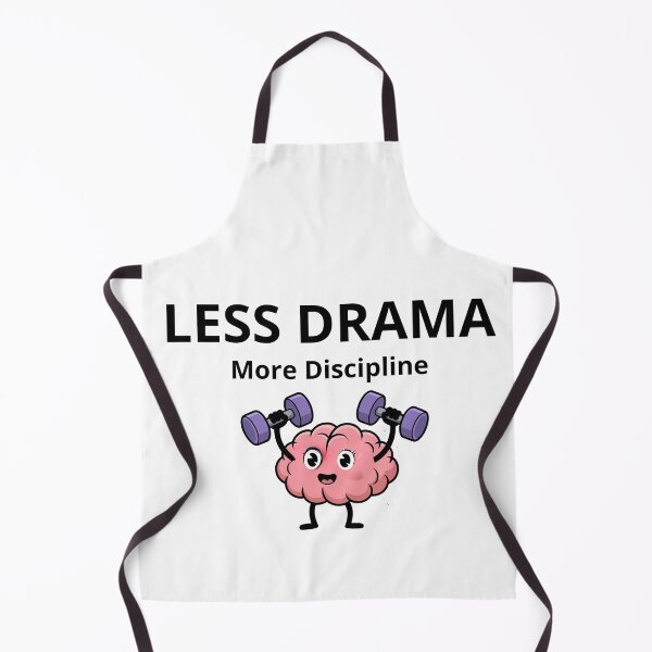Item preview, Less Drama More Discipline – Motivational Minimalist Quote designed and sold by FreshLineArts.