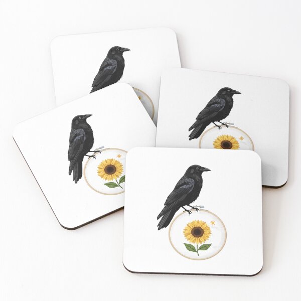 Item preview, Embroidery Hoop Crow designed and sold by pumsquare.