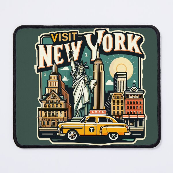 Item preview, Vintage Classic Car City Taxi designed and sold by PrintCarClub.