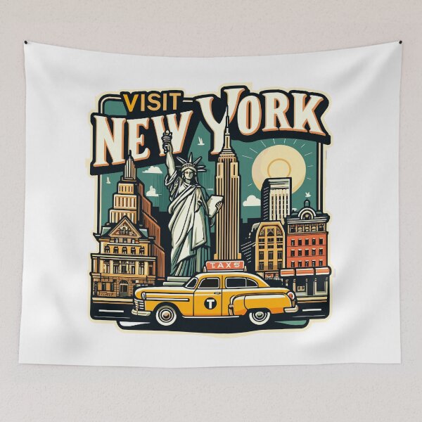 Item preview, Vintage Classic Car City Taxi designed and sold by PrintCarClub.