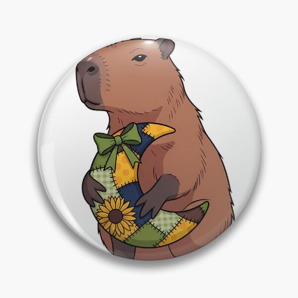 Item preview, Patchwork Moon Capybara designed and sold by pumsquare.