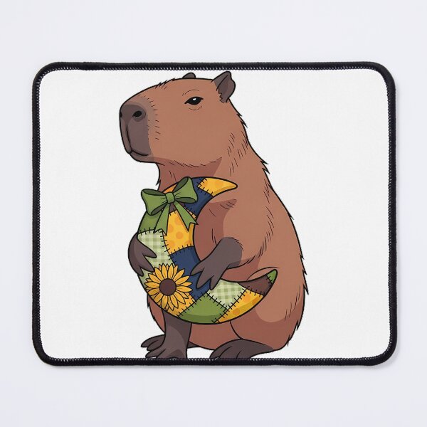 Item preview, Patchwork Moon Capybara designed and sold by pumsquare.