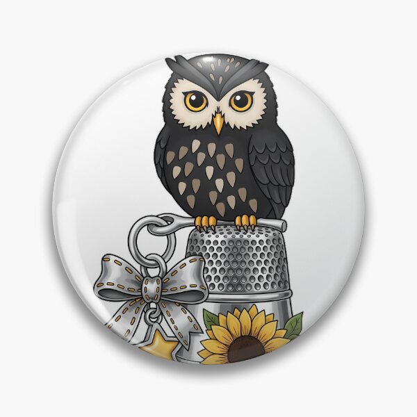 Item preview, Thimble Charm Owl designed and sold by pumsquare.