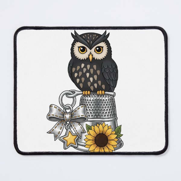 Item preview, Thimble Charm Owl designed and sold by pumsquare.