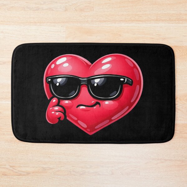 Item preview, Thinking 3D Heart – Funny Retro 90s Style Character designed and sold by Timeless Junction.