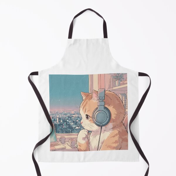 Item preview, Lo-Fi Cat - chill vibes designed and sold by MusicalmeStudio.
