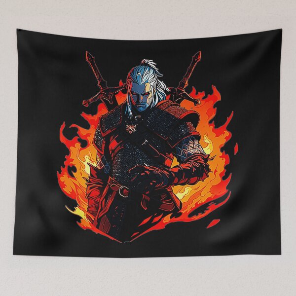 Item preview, Rider Beneath the Crimson Sun The Wild Hunt designed and sold by QuentinHarrow.