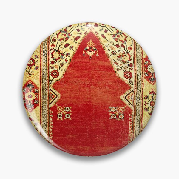 Item preview, Antique Transylvanian Prayer Rug designed and sold by Vicky Brago-Mitchell®.