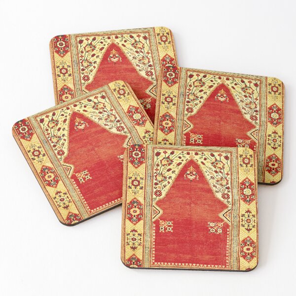 Item preview, Antique Transylvanian Prayer Rug designed and sold by Vicky Brago-Mitchell®.