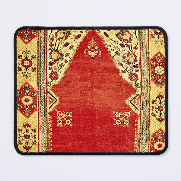 Item preview, Antique Transylvanian Prayer Rug designed and sold by Vicky Brago-Mitchell®.
