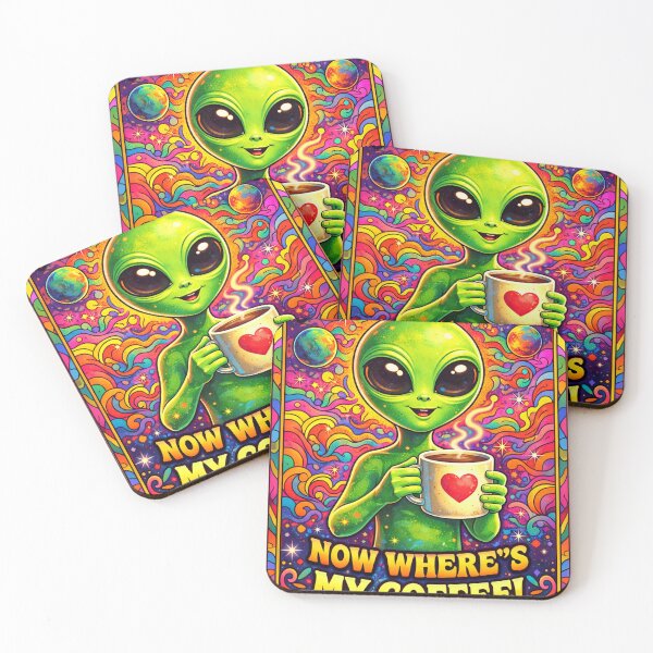 Item preview, Psychedelic I Come In Peace - Alien designed and sold by Peace,love,andbeaches.