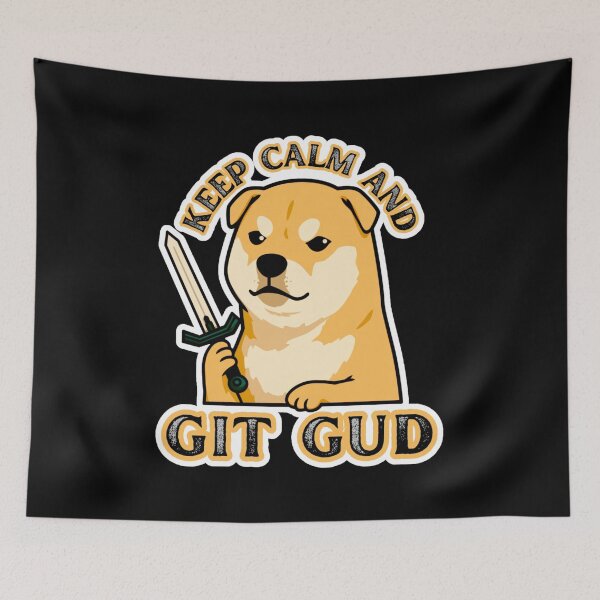 Item preview, Karo Brindlecap - keep calm and git gud designed and sold by Newdlebobs.