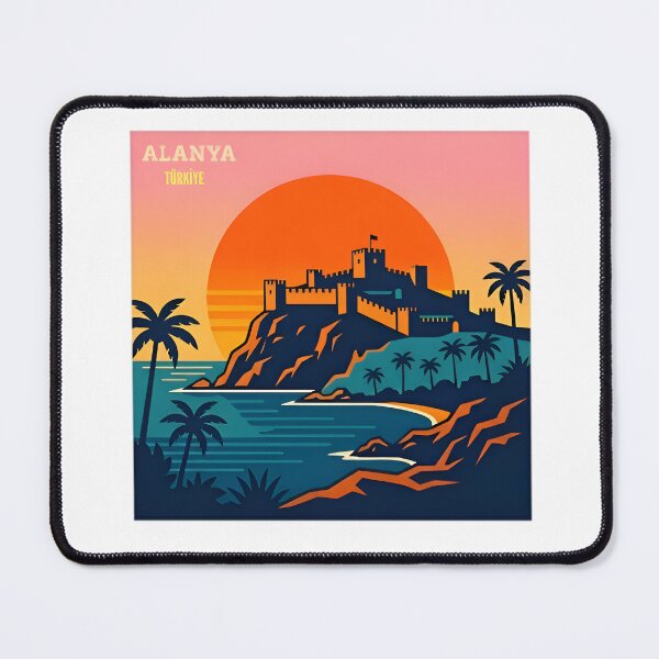 Item preview, Majestic Alanya Castle: Historic Fortress Overlooking the Turquoise Mediterranean designed and sold by AlanyaArtX.