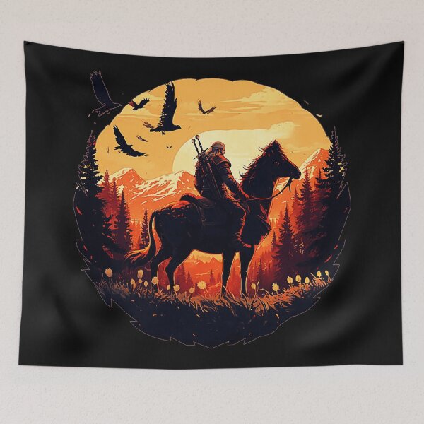 Item preview, Fiery Warrior of the North The Wild Hunt designed and sold by QuentinHarrow.