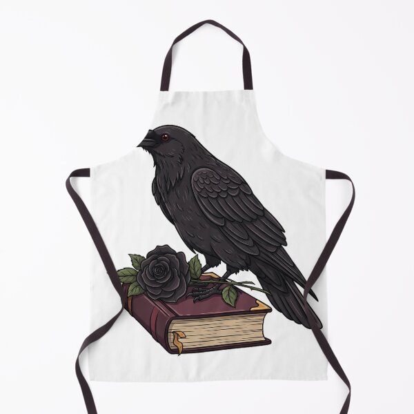 Item preview, Spellbook Rose Raven designed and sold by IllumeInk.