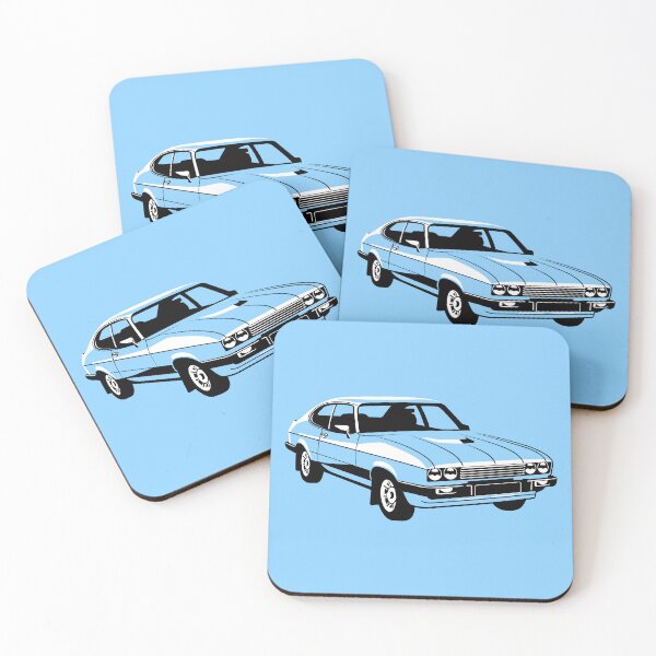 Item preview, Cool Ford Capri Mk3 duotone car merchandise designed and sold by Billers Art.