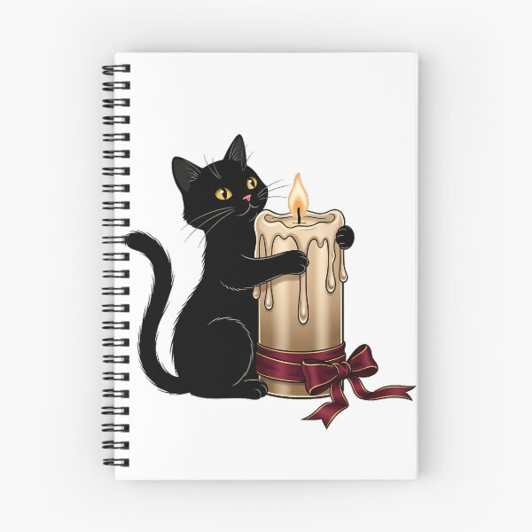 Item preview, Velvet Prayer Candle Cat designed and sold by IllumeInk.