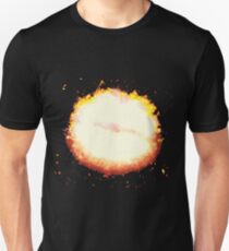 Kiss lips burning Unisex T-Shirt
