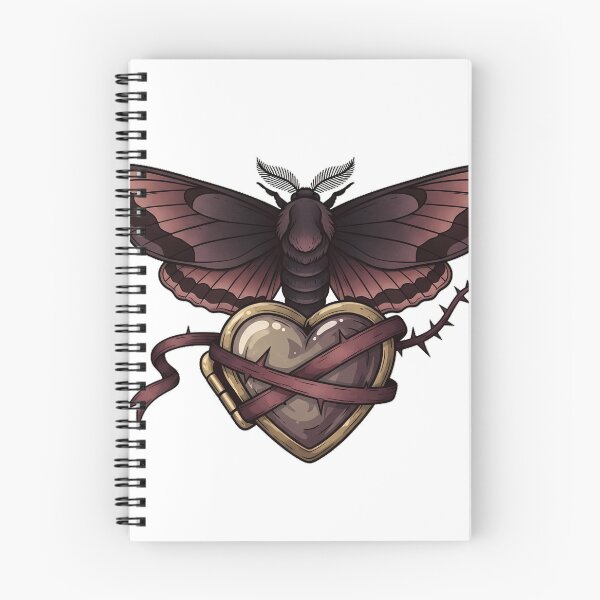 Item preview, Thorn Locket Moth designed and sold by IllumeInk.