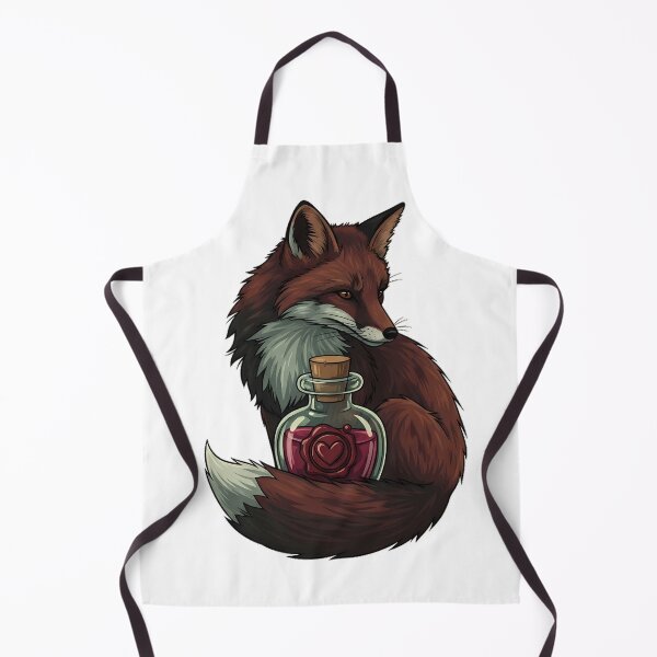 Item preview, Apothecary Heart Fox designed and sold by IllumeInk.