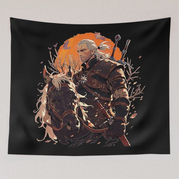 Item preview, Knight and Horse at Twilight The Wild Hunt designed and sold by QuentinHarrow.
