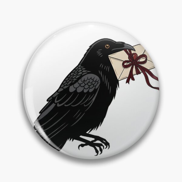 Item preview, Wax Letter Raven designed and sold by IllumeInk.
