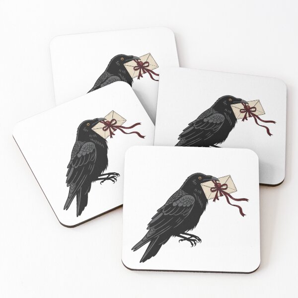 Item preview, Wax Letter Raven designed and sold by IllumeInk.