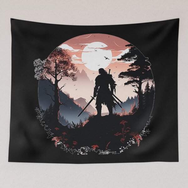 Item preview, Wanderer of the Northern Mountains The Wild Hunt designed and sold by QuentinHarrow.