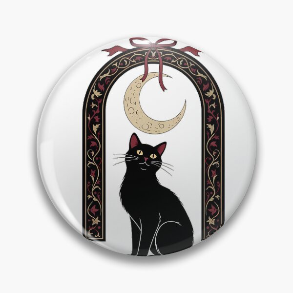 Item preview, Moon Arch Black Cat designed and sold by IllumeInk.
