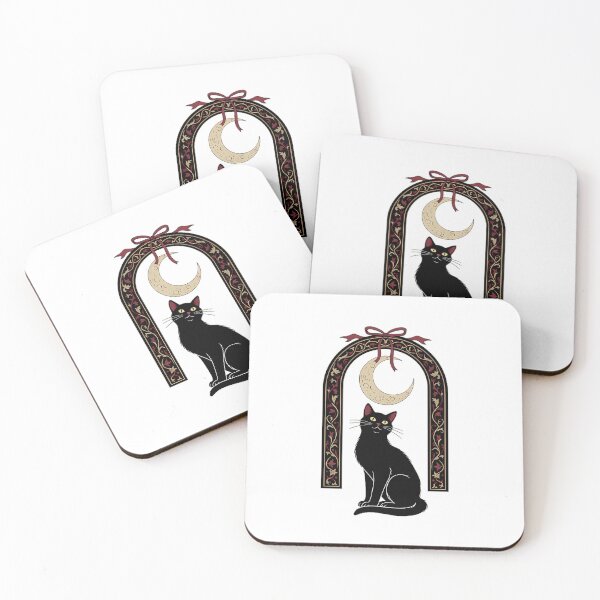 Item preview, Moon Arch Black Cat designed and sold by IllumeInk.