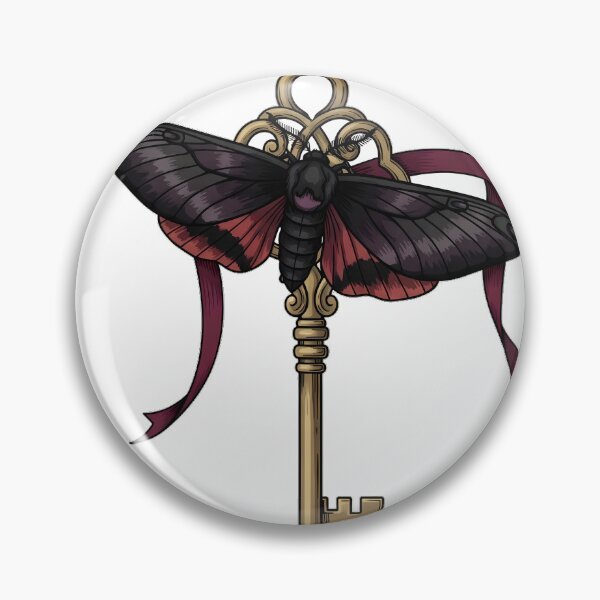 Item preview, Chapel Key Moth designed and sold by IllumeInk.