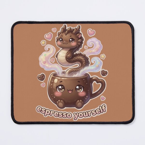 Item preview, Espresso yourself cute coffee dragon designed and sold by Joammiyon.