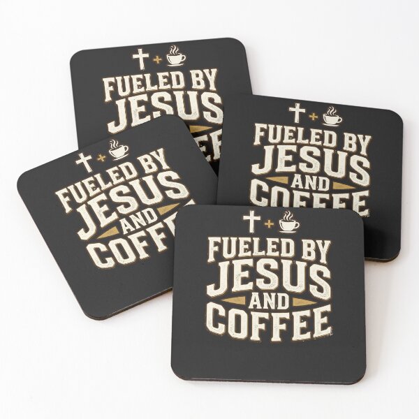 Item preview, Fueled By Jesus And Coffee Funny Christian Faith Vintage T-Shirt designed and sold by Egyptian king ⭐⭐⭐⭐⭐.