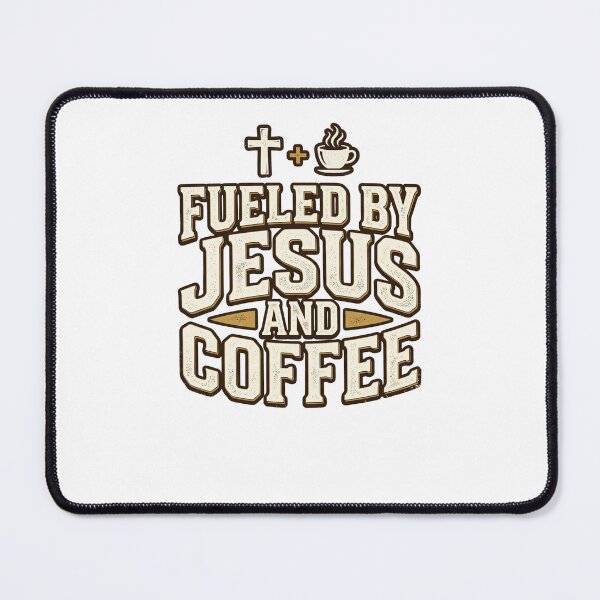 Item preview, Fueled By Jesus And Coffee Funny Christian Faith Vintage T-Shirt designed and sold by Egyptian king ⭐⭐⭐⭐⭐.