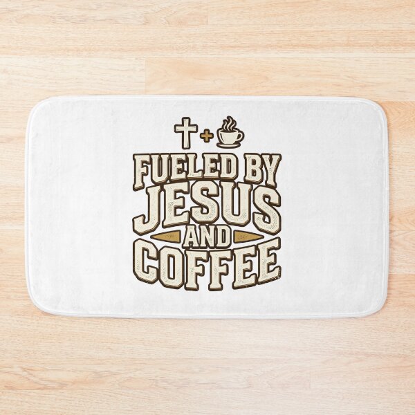 Item preview, Fueled By Jesus And Coffee Funny Christian Faith Vintage T-Shirt designed and sold by Egyptian king ⭐⭐⭐⭐⭐.