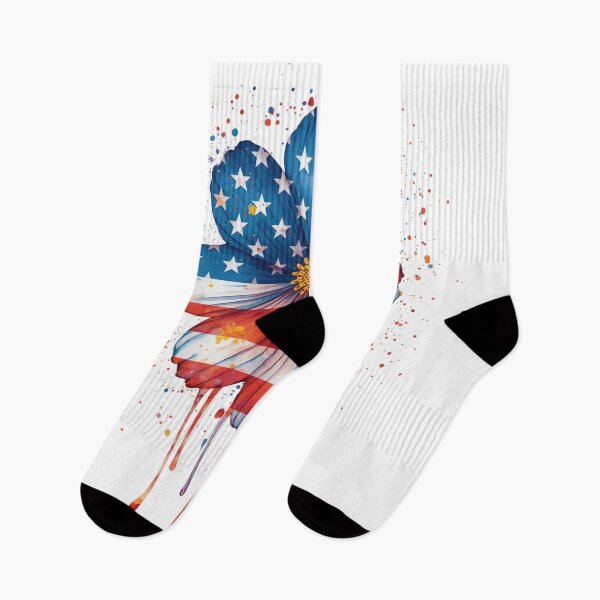 Artikelvorschau, Amerikanische Flagge, Kosmeeblume entworfen und verkauft von uunaa.