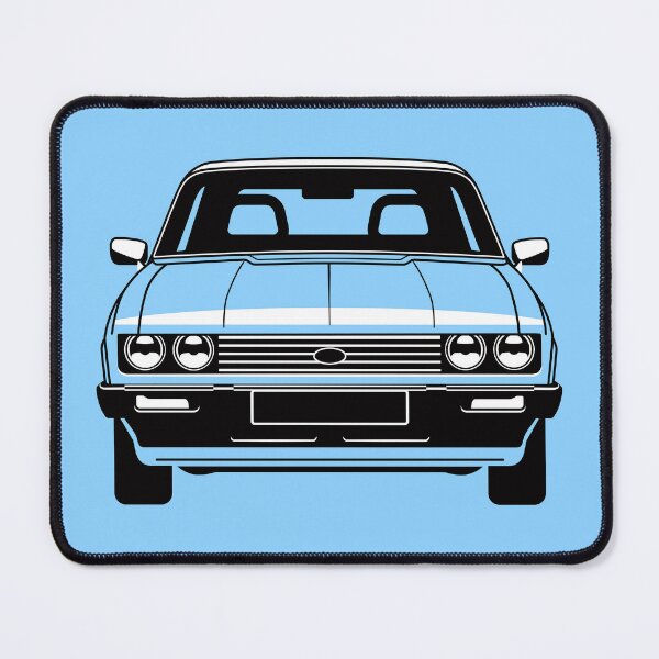 Item preview, Cool Ford Capri Mk3 duotone car front merchandise designed and sold by Billers Art.
