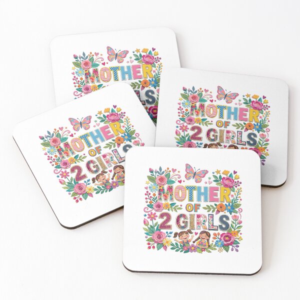 Item preview, Mother of 2 Girls Floral Design designed and sold by Betsytiptoe.