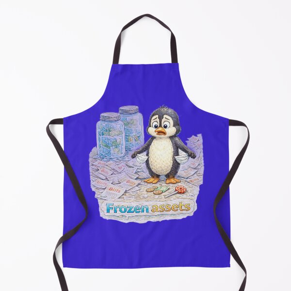Item preview, Frozen Assets Penguin Sticker – Funny Money Bills Reality Art designed and sold by Felixuss.