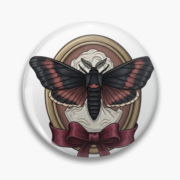 Item preview, Velvet Cameo Moth designed and sold by IllumeInk.