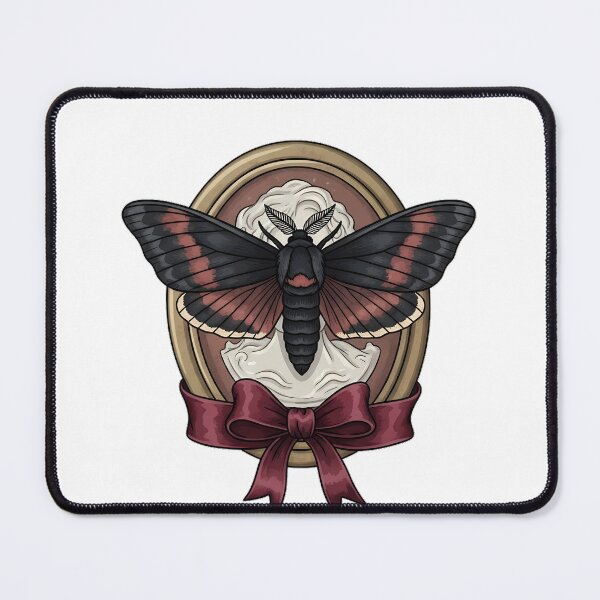 Item preview, Velvet Cameo Moth designed and sold by IllumeInk.