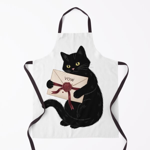 Item preview, Vow Letter Black Cat designed and sold by IllumeInk.