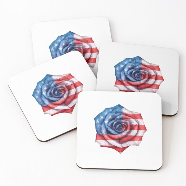 Item preview,  American Rose Stars and Stripes designed and sold by uunaa.