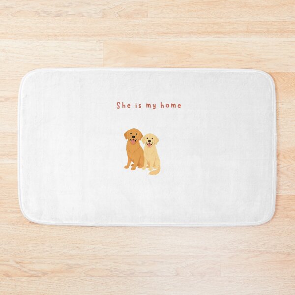 Item preview, You Are My Home – Cute Dog Couple Illustration | Romantic Pet Love Design designed and sold by gluxdesing.