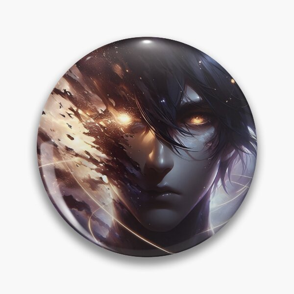 Item preview, Stardust Awakening: Dark Cosmic Anime Portrait of Celestial Disintegration designed and sold by MouradStudio.