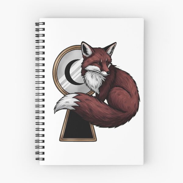 Item preview, Keyhole Mirror Fox designed and sold by IllumeInk.
