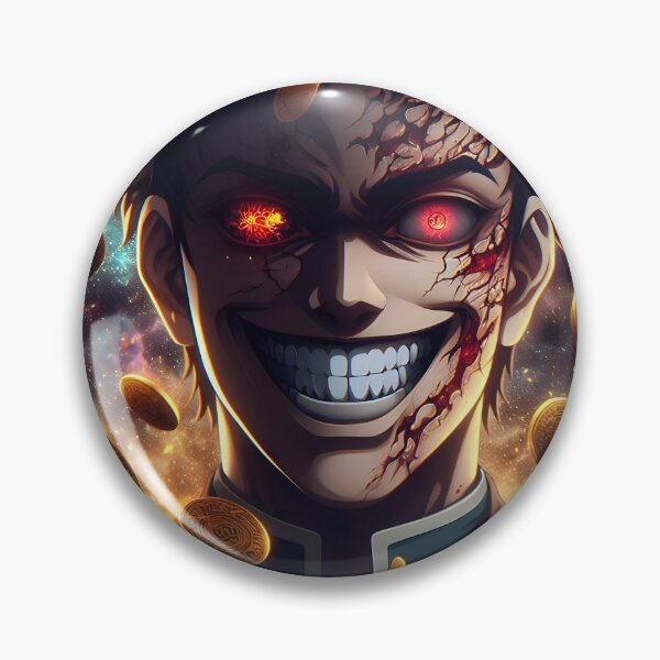 Item preview, Infinite Riches, Infinite Madness: The Gold Demon Anime Overlord of Cosmic Greed designed and sold by MouradStudio.