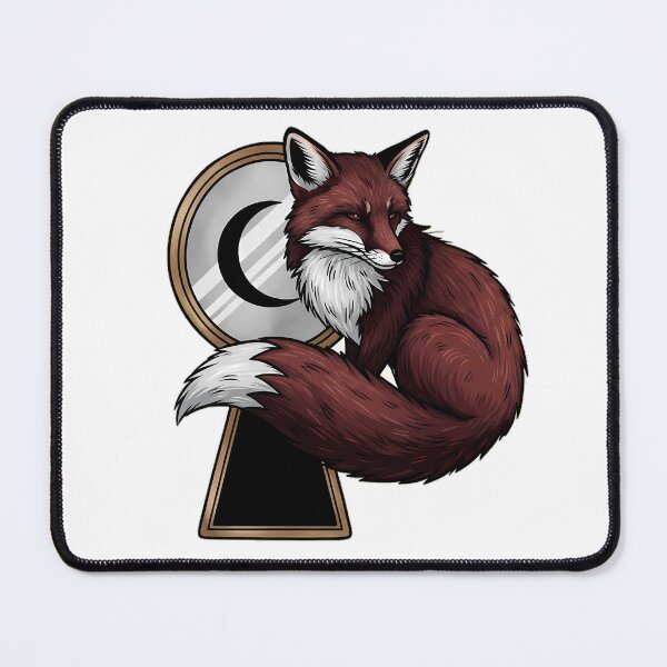 Item preview, Keyhole Mirror Fox designed and sold by IllumeInk.