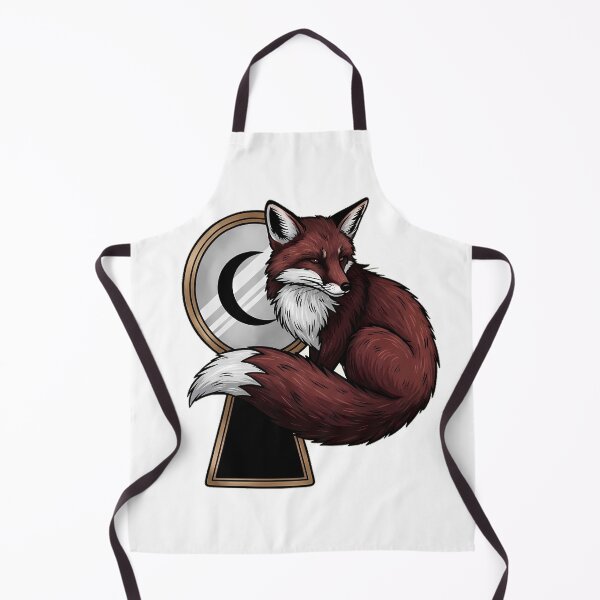 Item preview, Keyhole Mirror Fox designed and sold by IllumeInk.