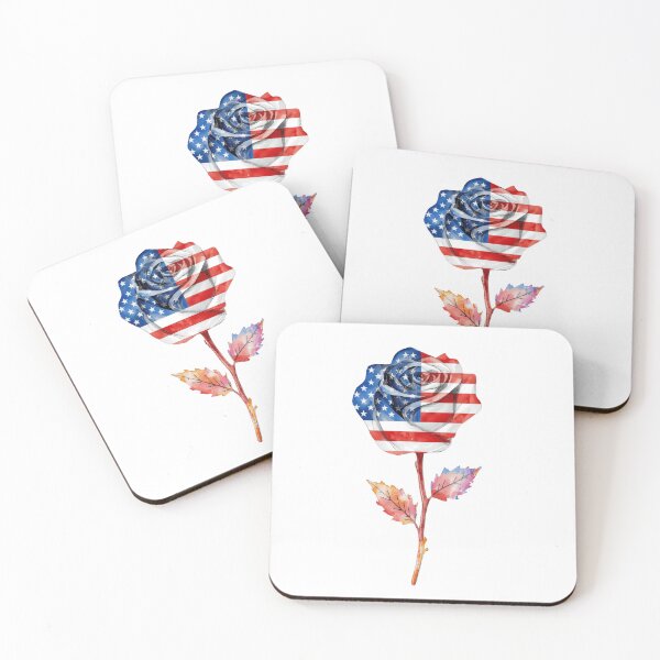 Item preview, American Rose Stars and Stripes designed and sold by uunaa.